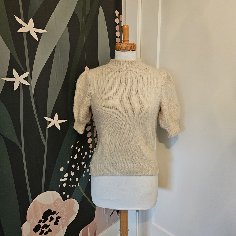 Vero Moda Cream Turtleneck Sweater